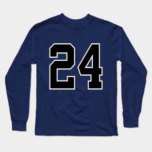 Number 24 Long Sleeve T-Shirt